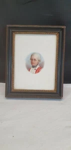 Pintura a mano de un oficial del 22º Regimiento de Pie c1780s en azulejo y enmarcado - Imagen 1 de 12