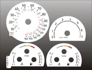 White Face Gauges for 2002-2003 Saab 9-5 TURBO - Picture 1 of 4