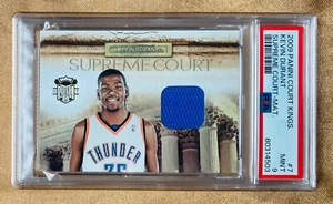 2009 KD Game Worn Jersey 09-10 1st Edition CK SP Rare PSA Mint 9 Basketball Card - Picture 1 of 2