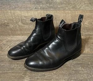 RM Williams schwarze Leder Chelsea Boots hergestellt in Australien Größe 9 G - Bild 1 von 8