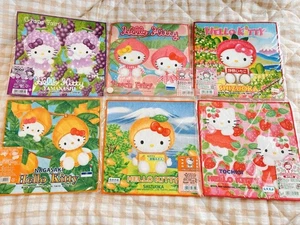 Sanrio Hello Kitty Local Petit Handtücher 6er Pack Obst Serie Japan Edition - Bild 1 von 4