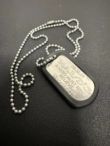 Halo 3 "A Hero Must Rise" Walmart Promo Dog Tag 25.09.07 - Rare Collector - Bild 1 von 5