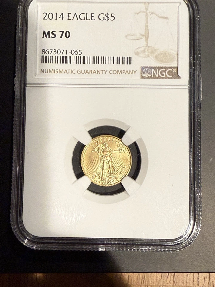 2014 Gold Eagle Ms70 - Image 1 of 2