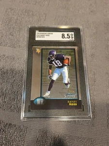 Randy Moss 1998 Bowman cromo interestatal novato radiocontrol - PSA 8,5 - Imagen 1 de 2