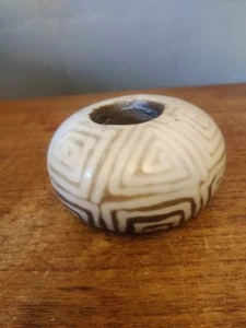 Peru Chulucanas Kunstkeramik Vase Kerzenhalter Teelicht Jose Sosa 2005 Studio - Bild 1 von 14