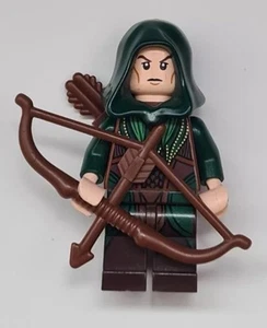 LEGO Hobbit Mirkwood Elf Archer Minifigure with Bow & Arrow Part lor078 Set79012 - Afbeelding 1 van 7