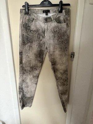 Mango Collection Jeans - Euro Size 38 - UK Size 10 - Cool Pattern - Image 1 of 4