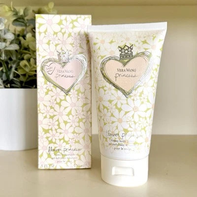 Esmalte corporal espumoso VERA WANG Flower Princess 150 ml/5,0 oz nuevo en caja exfoliante de baño Foto 1 de 3
