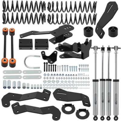 Kit de elevación de 3,5" + amortiguadores para Jeep Wrangler JK Unlimited 2007-2018 Foto 1 de 4