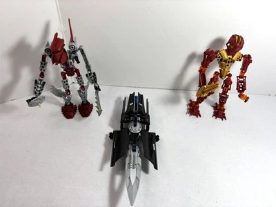 LOTE LEGO Bionicle: Toa Tahu 8689 + Inika Toa Jaller 8727 + planeador 8697 Foto 1 de 4