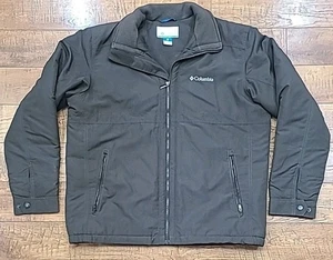 Columbia Herren L Full Zipper Jacke Fleece gefüttert Farbe braun Freizeit warm  - Bild 1 von 12