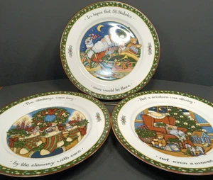 🎄Set bestehend aus 3 Susan Winget's A Christmas Story SPEISETELLERN - 10-3/4" 🎄 - Bild 1 von 17