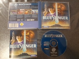blue stinger sega dreamcast complet en boite et notice allemand PAL CIB 🇩🇪