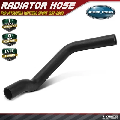 Нижний шланг радиатора охлаждающей жидкости для Mitsubishi Montero Sport 1997-2003 V6 3,0 л ГАЗ - Изображение 1 из 4