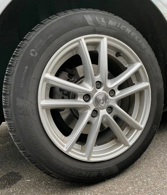 Alufelgen Aluett 56 16 Zoll + Michelin Winterreifen Alpin 6 M+S - Bild 1 von 4
