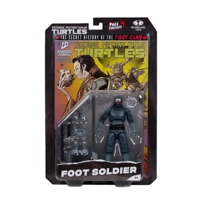 DC DIRECT McFarlane Foot Soldier (Teenage Mutant Ninja Turtles) mit Comic (Page Punchers)