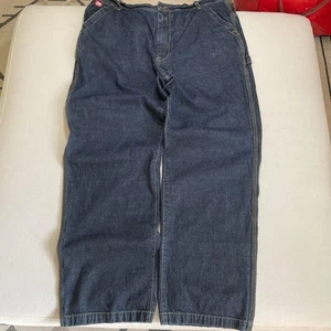 Vintage Ecko Unltd Jeans Mens 40 Blue Denim Red Tab Baggy Wide Leg Party Y2K - Picture 1 of 15
