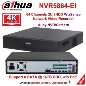 Dahua NVR5864-EI 4K AI 64CH 8SATA 32MP NVR Videorecorder SMD+ Gesichtserkennung - Picture 1 of 11