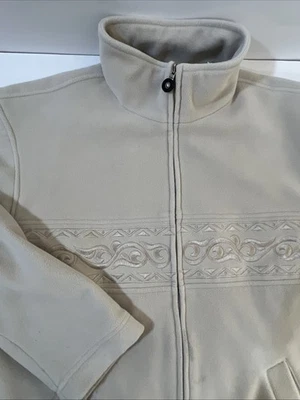 Chaqueta polar Dressbarn para mujer cremallera completa talla M, mediana forrada simulada Foto 1 de 4