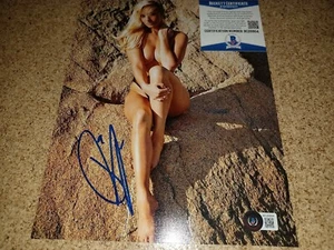 Paige Spiranac Signed 8X10 Photo BECKETT BAS COA Autograph Sexy Golf Model PGA - Picture 1 of 5