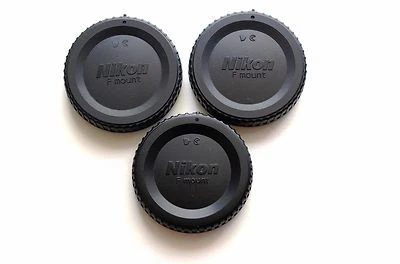 NIKON-BRANDED/GENERIC 3X NIKON F Body Caps for All F Mount DSLR Cameras. U.S.Seller. Fast ship.100% FB