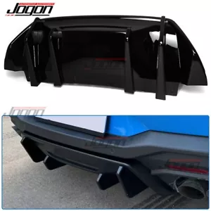Rear Bumper Lower Valance Diffuser Cover For Ford Mustang S650 EcoBoost GT 2024+ - Picture 1 of 10