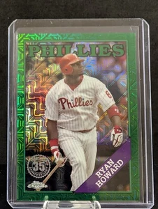 Ryan Howard 2023 Topps Update 1988 Chrome 35th Anniversary 25/99 Green #T88CU-88 - Picture 1 of 3