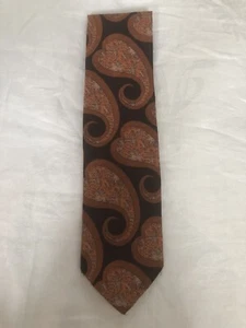 Vintage Marshall Field & Company From Germany Mod Paisley Design Men’s Tie EUC - Picture 1 of 6