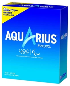 Aquarius Sports Drink Powder Type 1L 48g x 5 pack ×6box Japan Caffeine-free - Picture 1 of 10