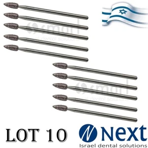 Lot x10 HP Rubynit acrylic trimmer Rubynized grinding instrument standard grit 4 - Picture 1 of 4