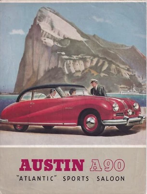 AUSTIN A90 "ATLANTIC" SPORTS SALOON BROCHURE, PUB No.773. - Image 1 of 4