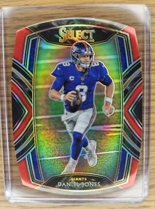 Daniel Jones QB 2020 Panini Select Club Level Red Prizm Die Cut #209 Giants - Picture 1 of 2