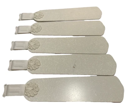 Vintage Blades Indoor White Ceiling Fan, Set of 5 - Image 1 of 4