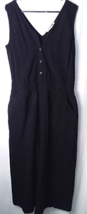 Virtuelle by TAKING SHAPE Jumpsuit Black size 12 stretchy and with Pockets TS - Picture 1 of 6