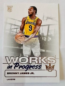 Bronny James 2024-25 Panini Court Kings Works in Progress Rookie Insert - Picture 1 of 1