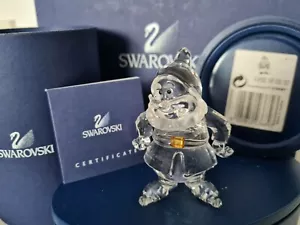 SWAROVSKI DISNEY SNOW WHITE DWARF 'HAPPY' - Picture 1 of 2