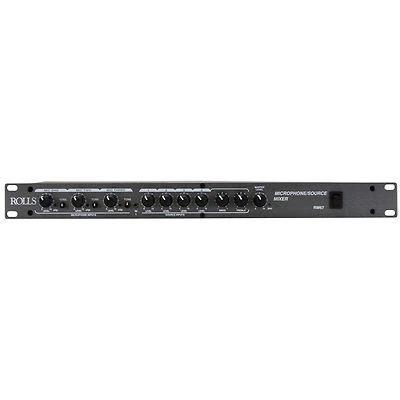 Rolls RM67 Rack Mount Mic/Line Mixer 3 XLR/4 RCA 1U - Image 1 of 3