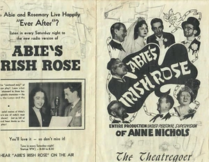 Detroit, Mi- Shubert-Lafayette Theatre Anne Nichols' Abie's Irish Rose WW II - Picture 1 of 1