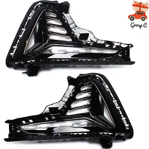 2PCS LED DRL Daytime Running Driving Light Fog Lamp For Hyundai Sonata 2018-2019 - Picture 1 of 13