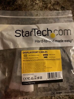 startech displayport cable mdp2dpdvhd - Mini DisplayPort To DVI adapter - Image 1 of 4