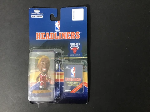 1996 CORINTHIAN HEADLINER FIGURE DENNIS RODMAN CHICAGO BULLS YELLOW HAIR Cover