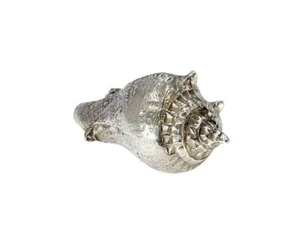 Adorno de caracol de mar puntiagudo de peltre fundido - JK21 - Imagen 1 de 1