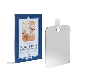 Original Fog Free Shaving & Bathroom Handheld Mirrors w/ Adhesive Hook 1 Pack - Picture 1 of 8