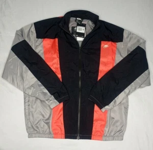 Nike NSW International Reissue Jacket Black/Ember Glow CZ5802-010 Mens Sz XSmall - Picture 1 of 10