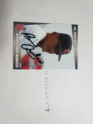 2006 Ramon Aviles Signed Baseball Card JSA Auction Certified  - Image 1 of 2