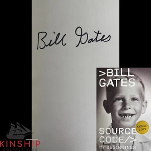 Bill Gates signed Source Code Book JSA LOA Auto Grade 10 Rare Microsoft E296 - Picture 1 of 5