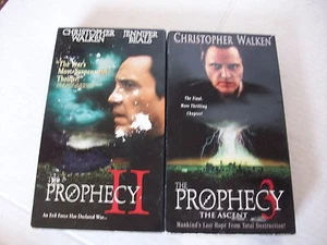 THE PROPHECY II & THE PROPHECY 3 VHS CHRISTOPHER WALKEN JENNIFER BEALS - Picture 1 of 2