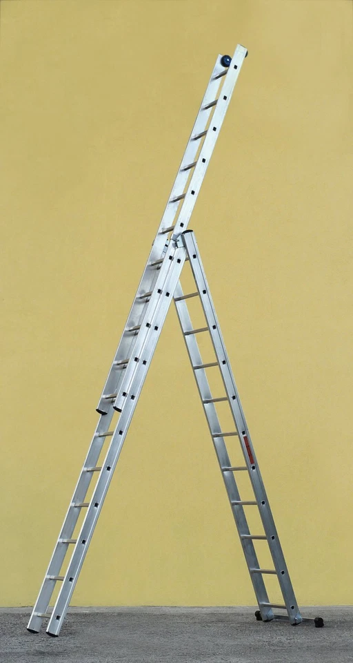 Marchetti Scala Alluminio telescopica 3x13 Gradini H 9.20 mt 21116 A313 - Immagine 1 di 1