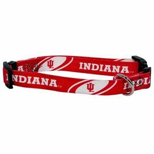 INDIANA HOOSIERS COLLAR PERRO AJUSTABLE NYLON EXTRA PEQUEÑO XS PEQUEÑO Foto 1 de 1