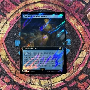Trenzalore Clocktower surge foil extended art MTG single, UB: Doctor Who, 1054 R - Picture 1 of 4